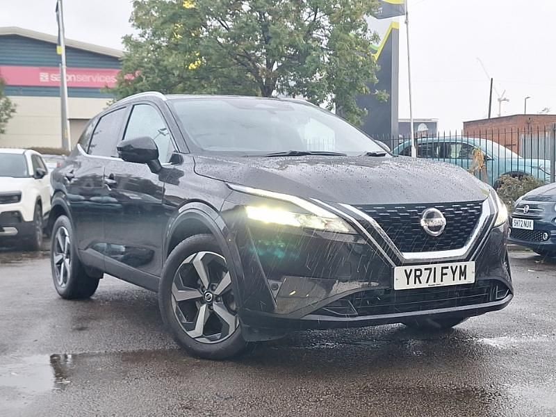 Black Used 2021 Nissan Qashqai N-Connecta SUV | £20,998 (A bit pricey) - Image 1/4