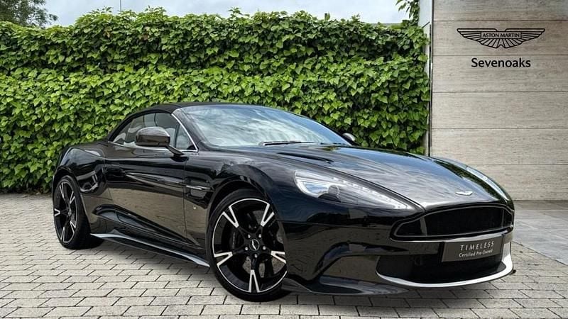 Onyx black Used 2017 Aston Martin Vanquish Cabriolet | £129,990 (Fair price) - Image 1/4