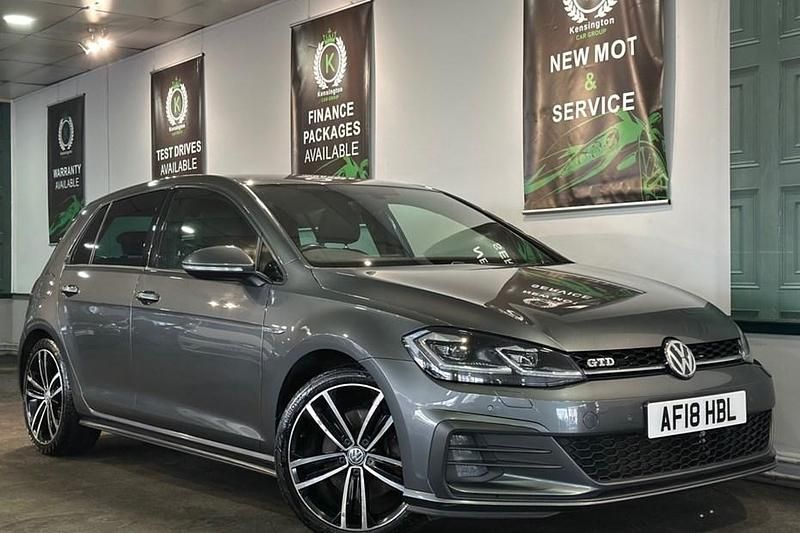 Used VW Golf VII GTD 184 HP (135 kW) 2018 Grey Hatchback