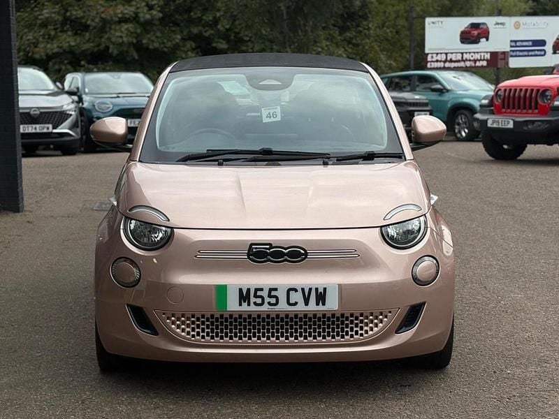 Yellow Used 2021 Fiat 500e Icon | £13,695 (Fair price) - Image 1/4