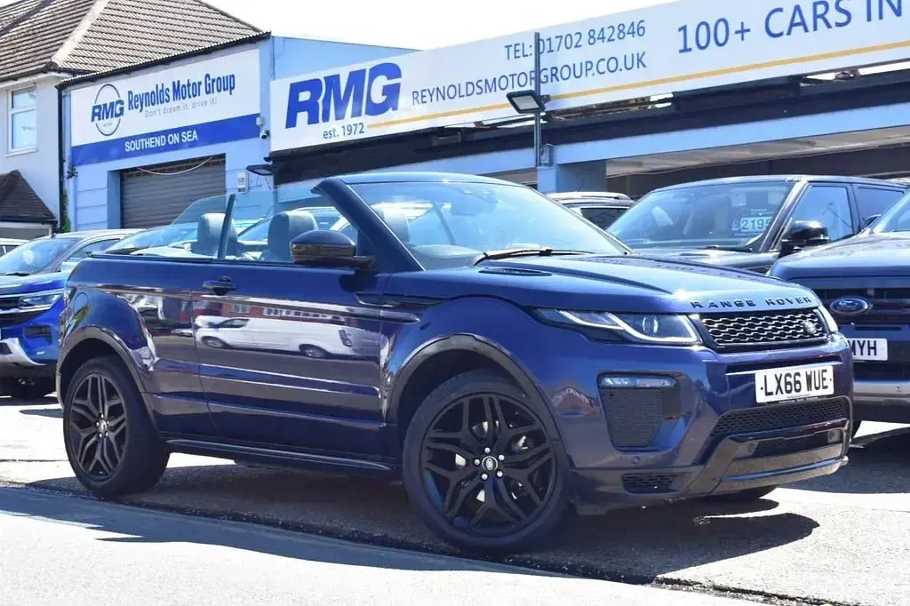 Używany Land Rover Range Rover evoque HSE Dynamic 180 KM (132 kW) 2016 Niebieski Kabriolet