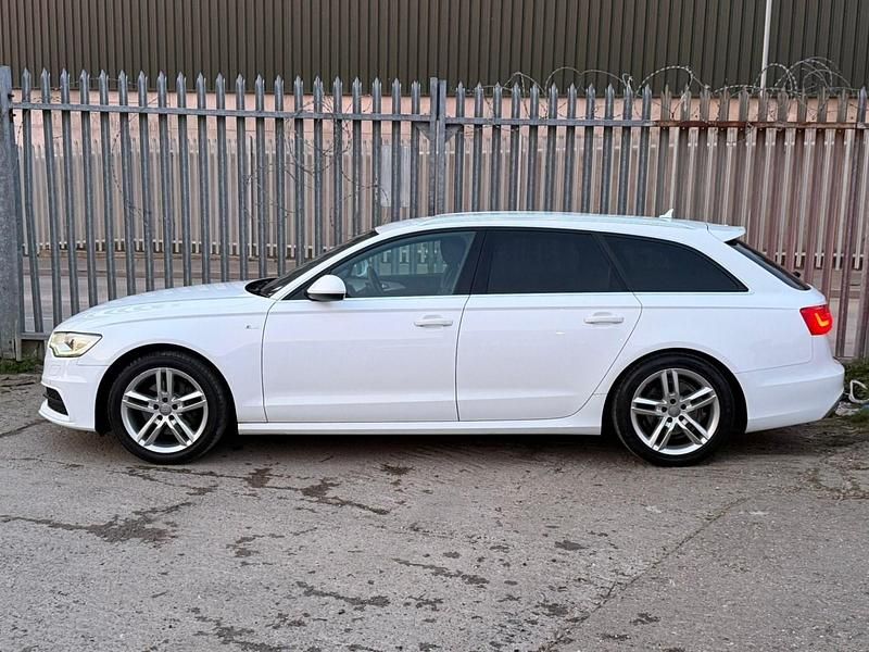 Used Audi A6 S-Line 190 HP (139 kW) 2014 White Estate