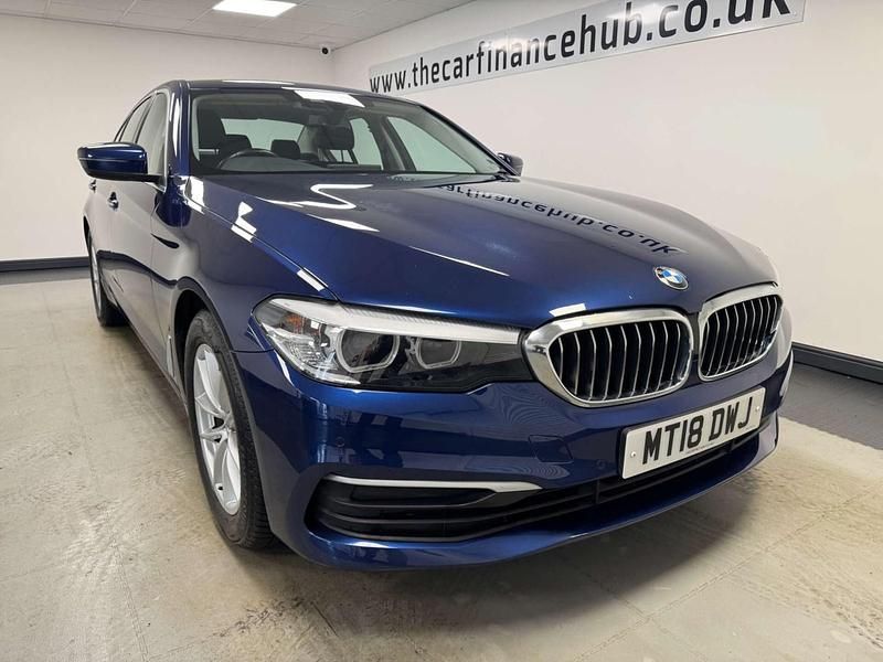 Used BMW 520 Comfort Edition 2018 Blue Sedan