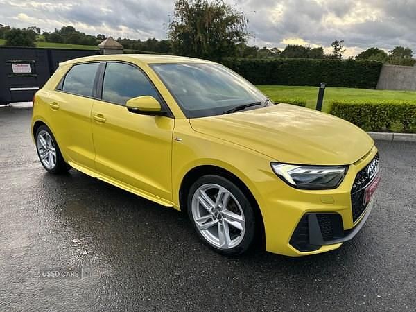 Yellow Used 2019 Audi A1 S-Line Hatchback | £13,995 (Fair price) - Image 1/4