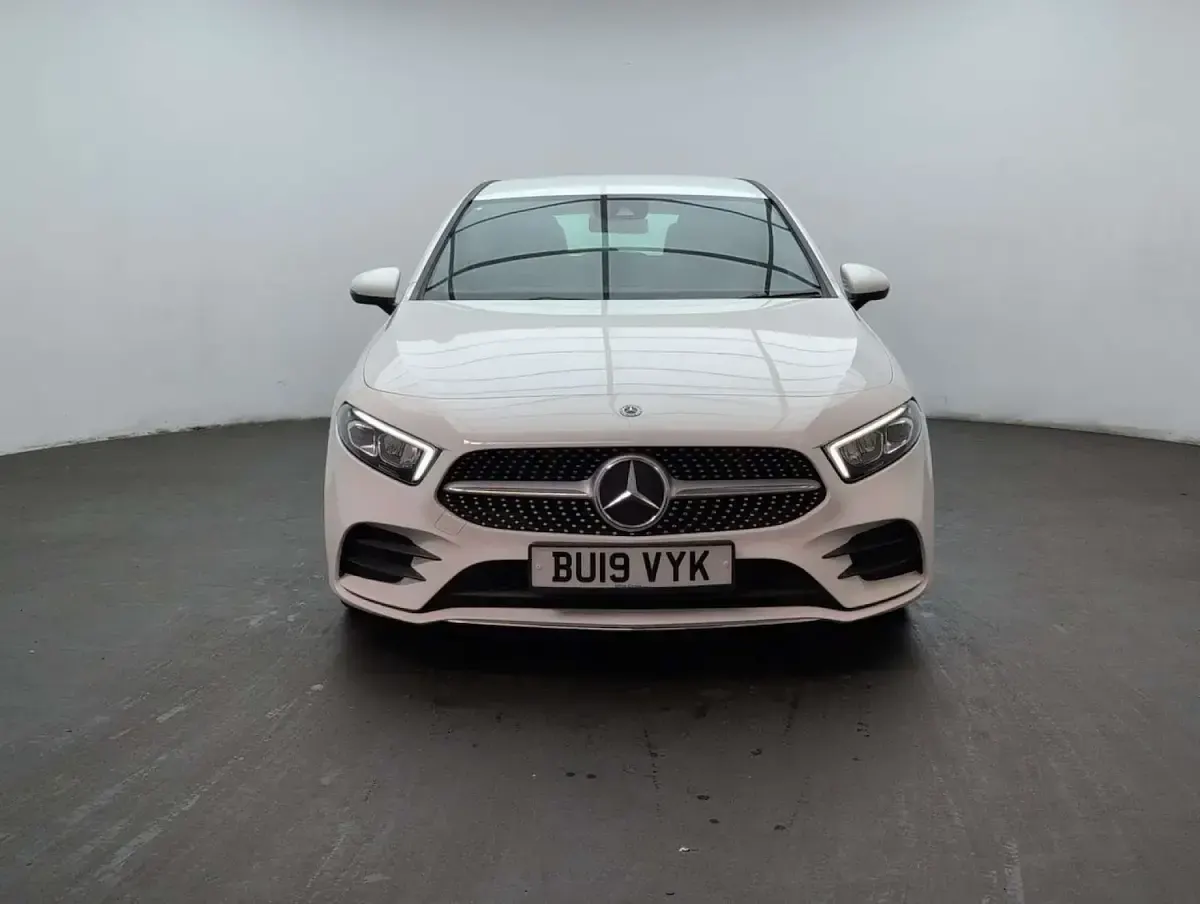Used Mercedes A200 AMG line 150 HP (110 kW) 2019 White Hatchback