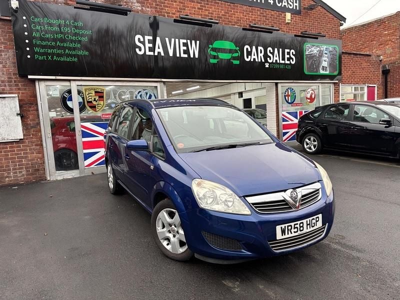 Blue Used 2008 Vauxhall Zafira MPV | £2,495 (A bit pricey) - Image 1/4