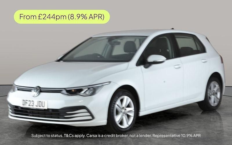 White Used 2023 VW Golf VIII Life Hatchback | £16,981 (Fair price) - Image 1/3