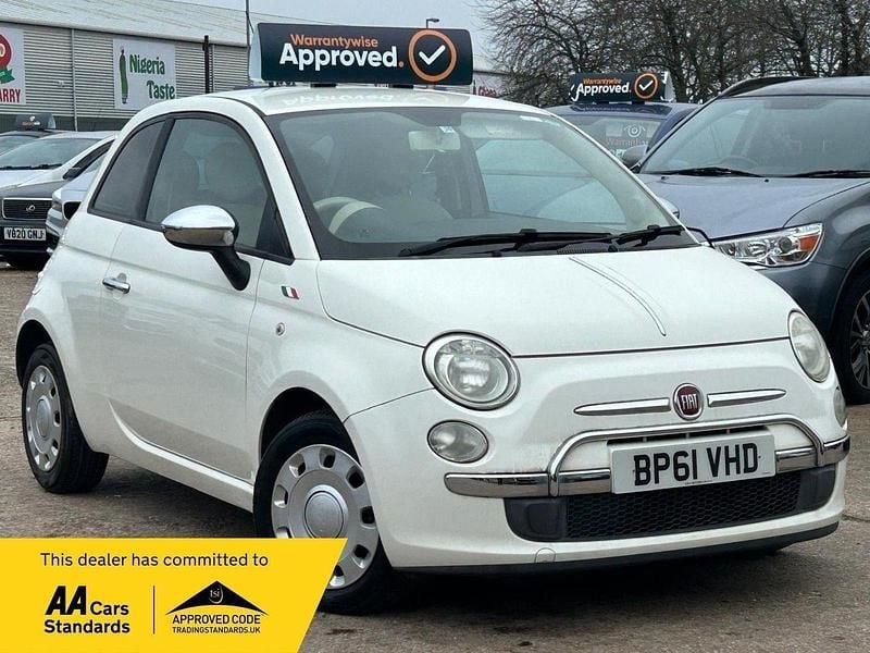 White Used 2025 Fiat 500 Lounge Hatchback | £5,475 - Image 1/3