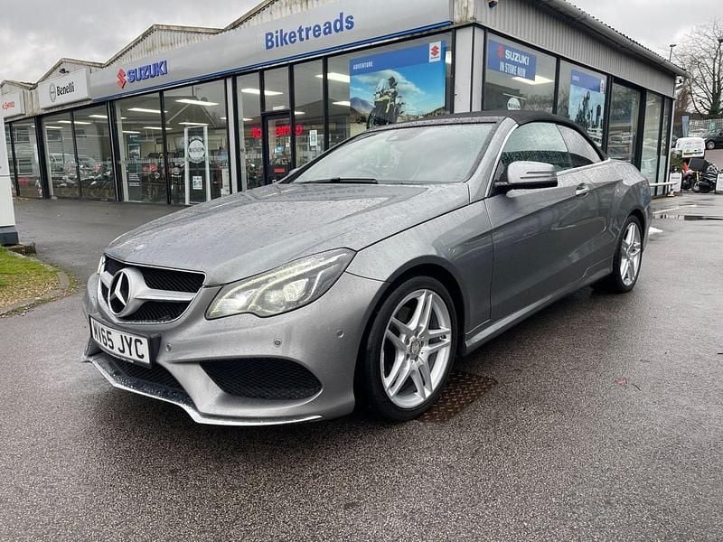 Usado Mercedes E220 AMG line 2015 Prateado Cabrios