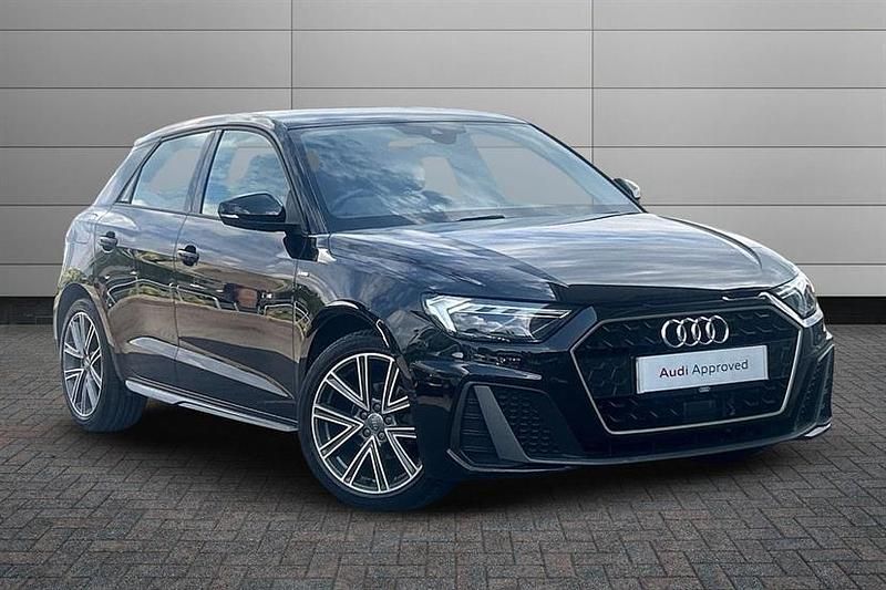 Mythos black Used 2020 Audi A1 S-Line Hatchback | £15,599 (Fair price) - Image 1/4