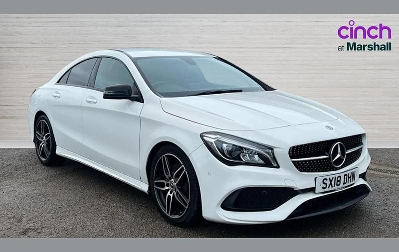 Used Mercedes CLA220 AMG line 174 HP (127 kW) 2018 White Sedan