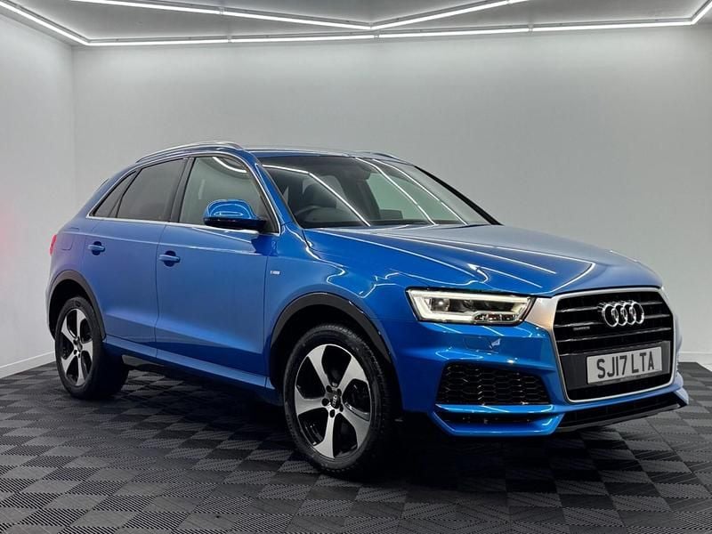 Blue Used 2017 Audi Q3 S-Line SUV | £13,750 (Good price) - Image 1/4
