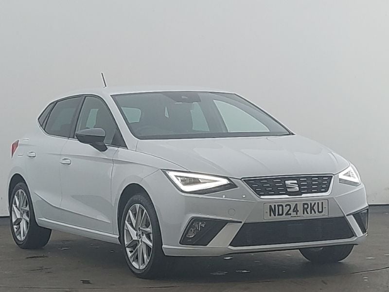 White Used 2024 Seat Ibiza XCELLENCE Hatchback | £19,298 (Expensive) - Image 1/4