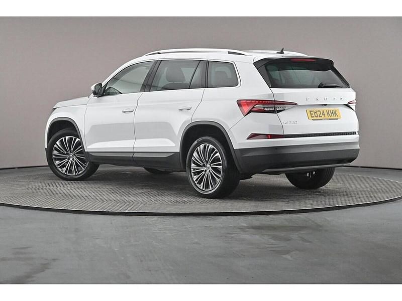 Used Skoda Kodiaq SE L Executive 110 HP (80 kW) 2024 Moon white metallic SUV
