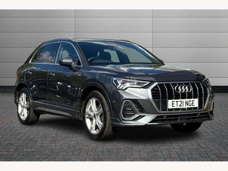 Grey Used 2021 Audi Q3 S-Line SUV | £23,795 (Fair price) - Image 1/4
