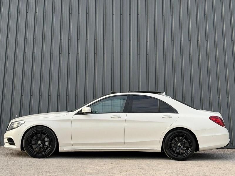 Used Mercedes S350 AMG line 2016 White Sedan