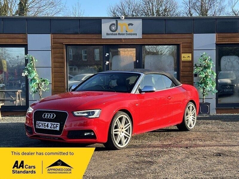 Red Used 2014 Audi A5 Cabriolet S-Line Cabriolet | £6,895 (Fair price) - Image 1/2