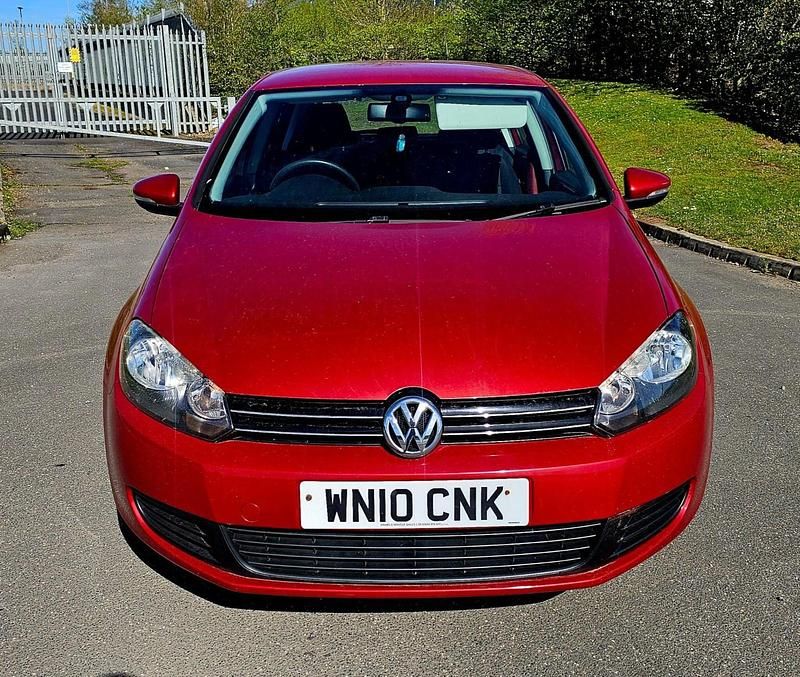 Used VW Golf VI SE 105 HP (77 kW) 2010 Red Hatchback