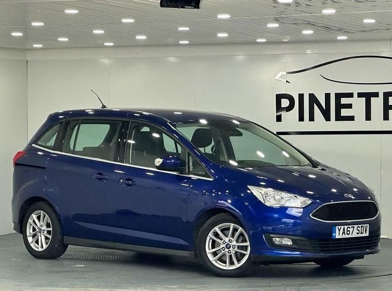 Used Ford Grand C-Max Zetec 125 HP (91 kW) 2018 Blue MPV