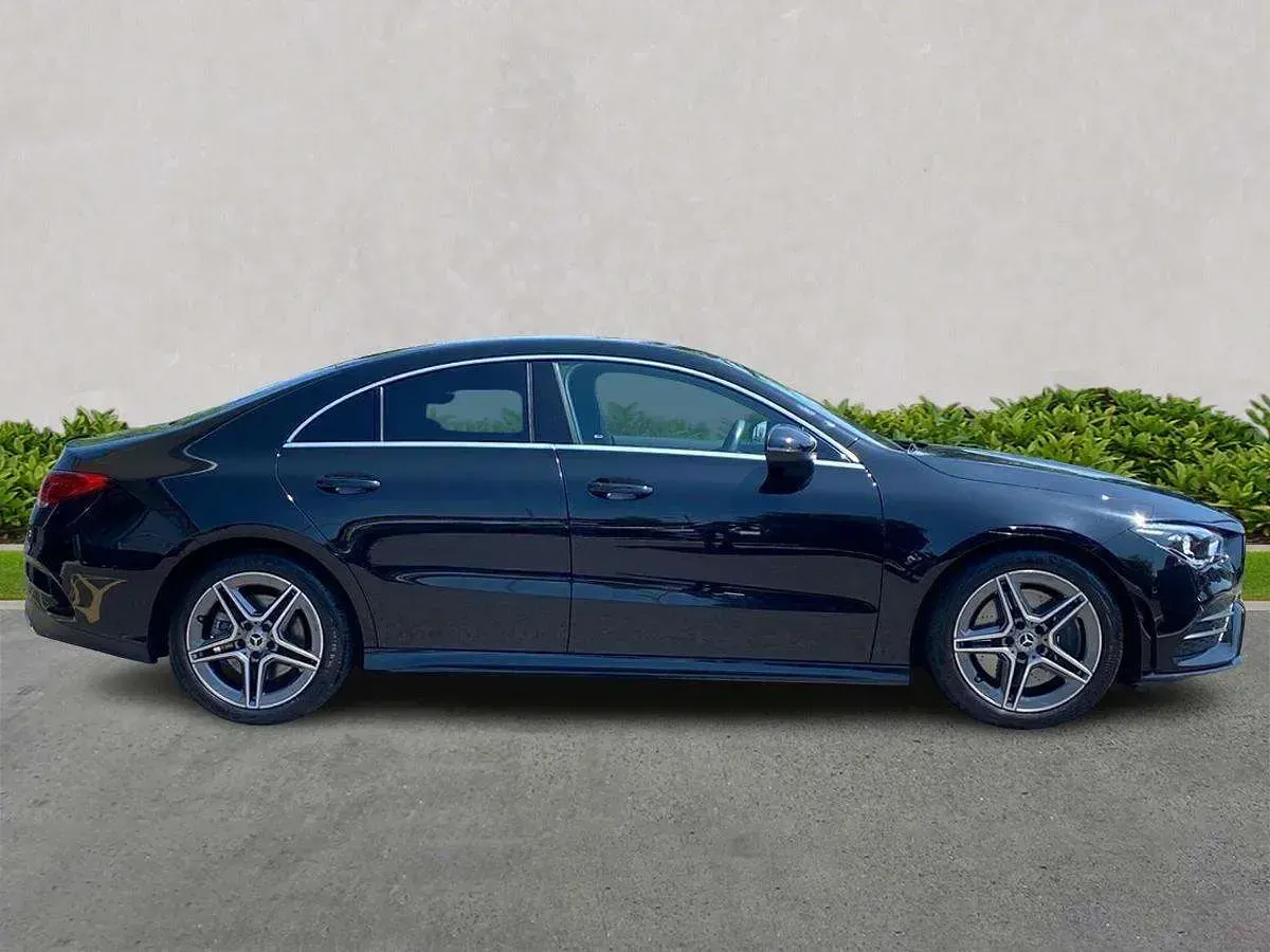Used Mercedes CLA250 AMG line 224 HP (164 kW) 2022 Black Coupe