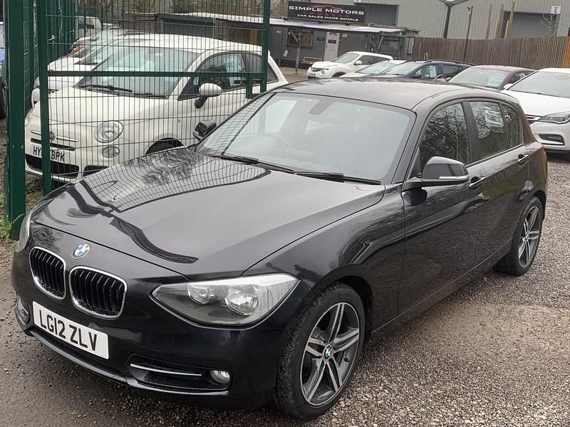 Used BMW 116 Sport Line 2012 Black Hatchback