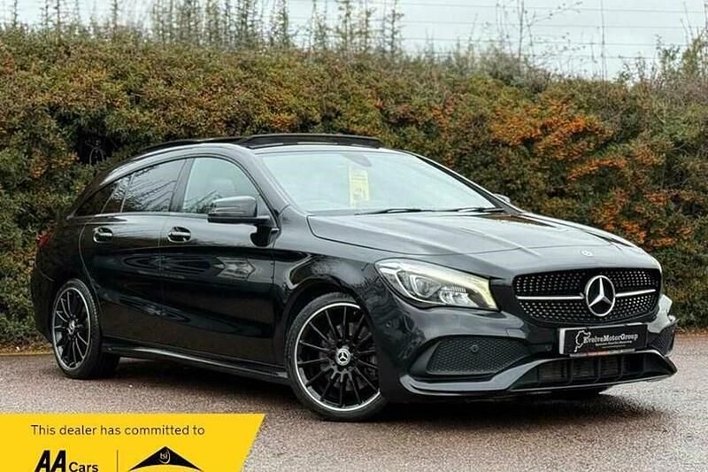 Used Mercedes CLA220 AMG line 2018 Black Sedan