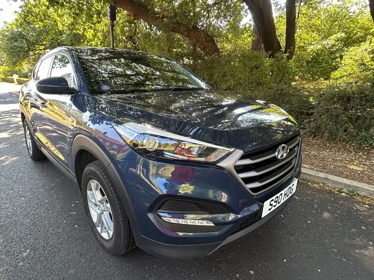 Used Hyundai Tucson 177 HP (130 kW) 2017 Blue SUV