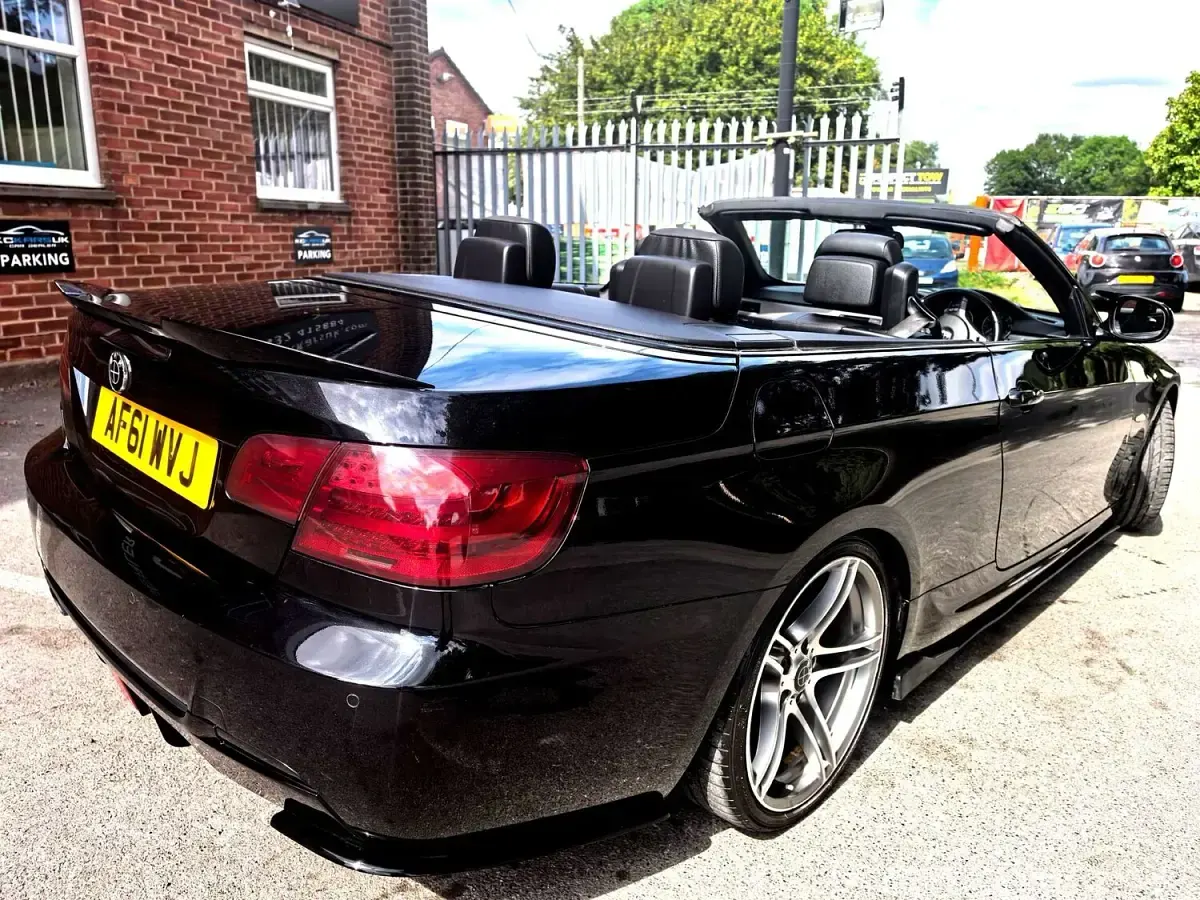 Used BMW 320 Cabriolet M Sport 2011 Black Cabriolet
