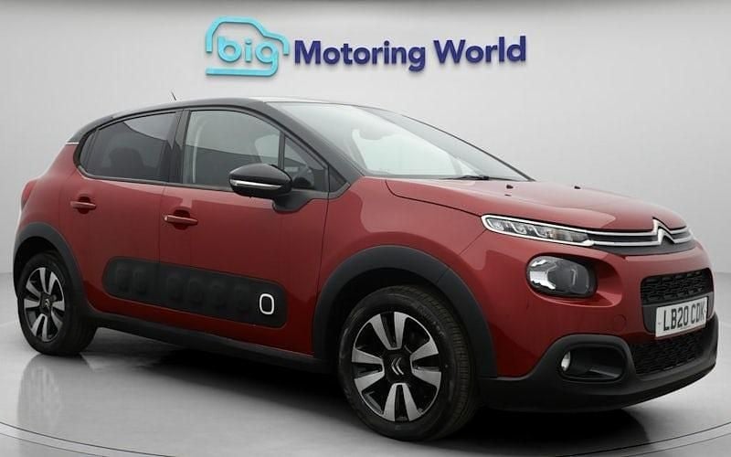 Red Used 2020 Citroën C3 Flair Hatchback | £10,000 (Fair price) - Image 1/4