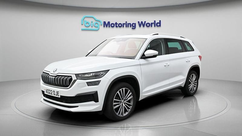 Used Skoda Kodiaq LAURIN & KLEMENT 188 HP (138 kW) 2022 White SUV