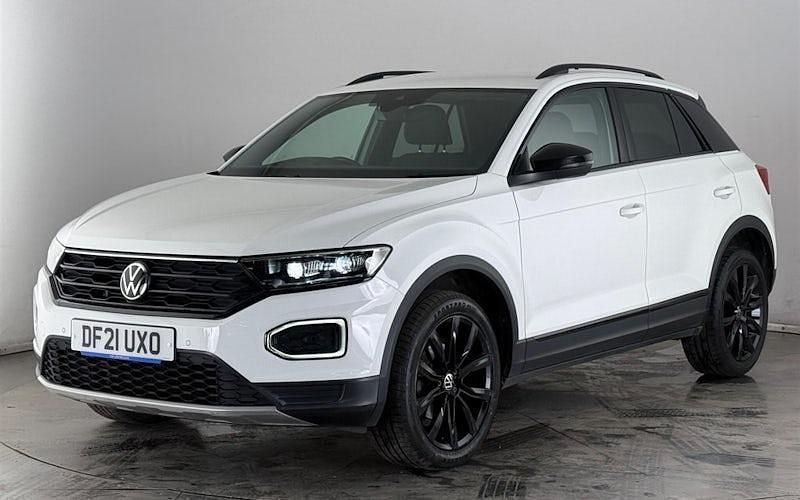 Used VW T-Roc Black Edition 150 HP (110 kW) 2021 White SUV