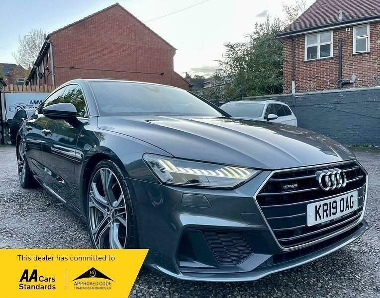 Grey Used 2019 Audi A7 Sportback S-Line Hatchback | £23,995 (Fair price) - Image 1/4