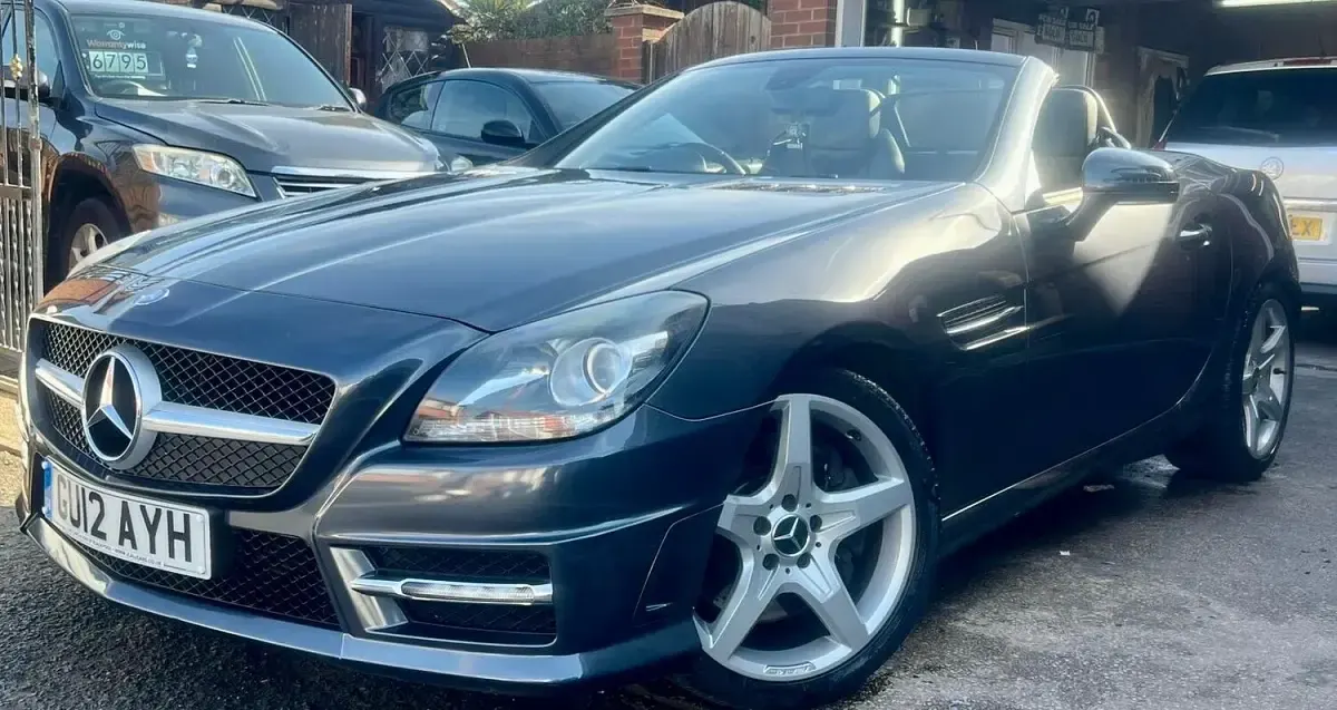 Used Mercedes SLK250 AMG 204 HP (150 kW) 2012 Grey Cabriolet