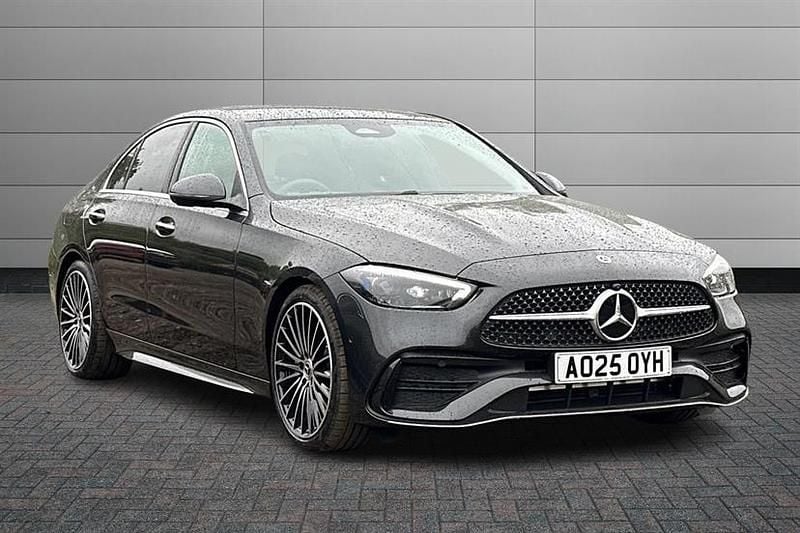 Graphite grey Used 2025 Mercedes C200 AMG Line Premium Plus Sedan | £39,995 - Image 1/4