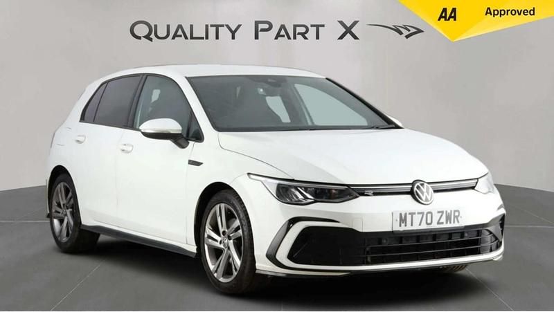 Used VW Golf VII R-line 150 HP (110 kW) 2020 White Hatchback
