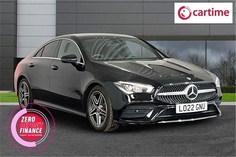 Black Used 2022 Mercedes CLA180 AMG line Sedan | £29,759 (Expensive) - Image 1/3