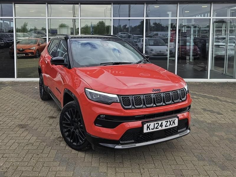 Red/black New 2024 Jeep Compass SUV | £28,588 (Fair price) - Image 1/4