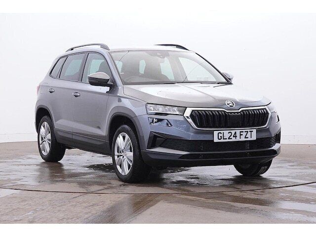 Graphite grey metallic Used 2024 Skoda Karoq SE L SUV | £23,472 - Image 1/3