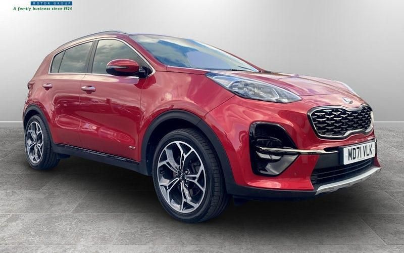 Used Kia Sportage GT-Line 136 HP (100 kW) 2021 Red SUV