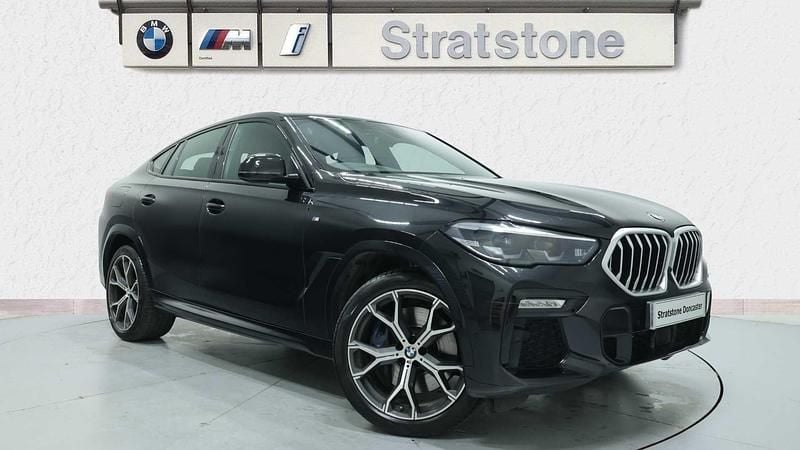 Black Used 2021 BMW X6 M Sport SUV | £39,490 (Good price) - Image 1/3