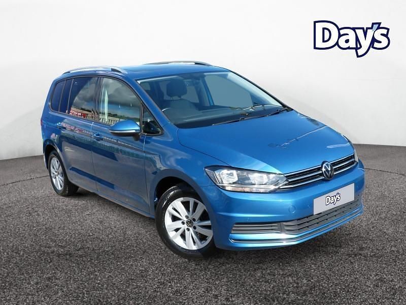 Blue Used 2021 VW Touran Family MPV | £18,495 (Good price) - Image 1/4