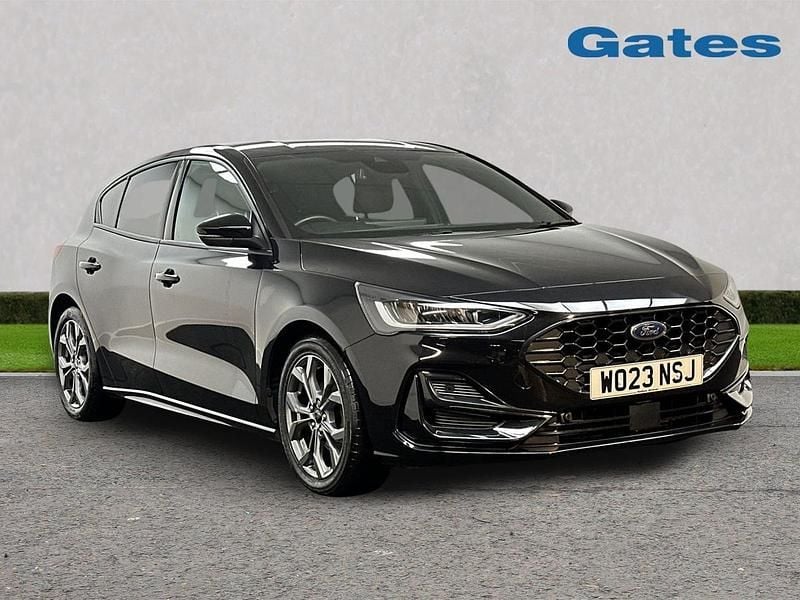 Black Used 2023 Ford Focus ST-Line Hatchback | £15,499 (Fair price) - Image 1/4