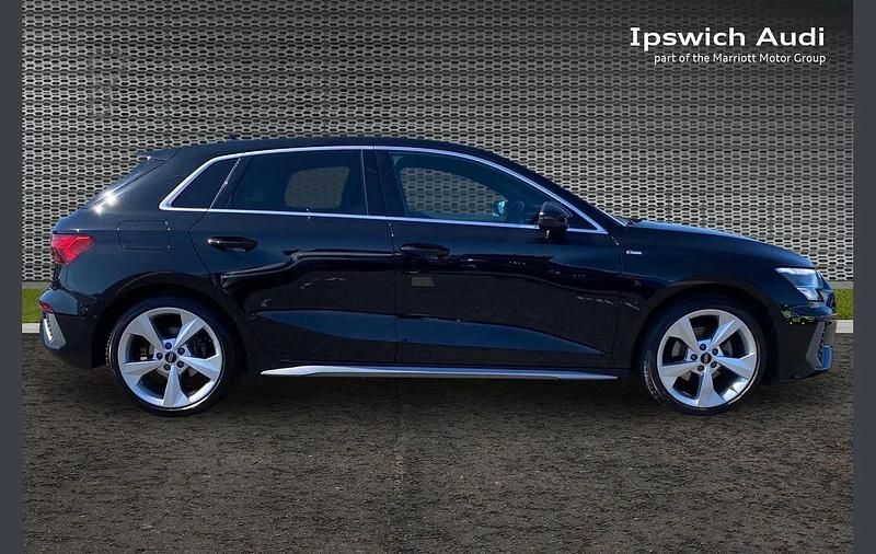 Used Audi A3 S-Line 147 HP (108 kW) 2024 Black Hatchback