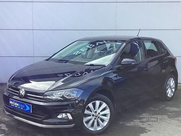 Used VW Polo SEL 95 HP (69 kW) 2021 Black Hatchback