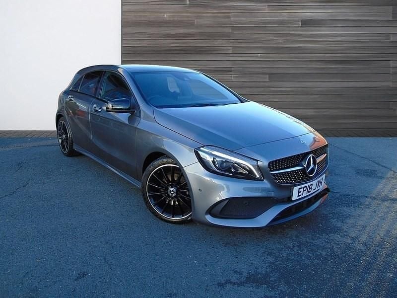Grey Used 2018 Mercedes A200 AMG Line Premium Plus Hatchback | £13,975 (Fair price) - Image 1/4
