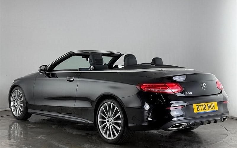 Used Mercedes C300 AMG Line Premium Plus 245 HP (180 kW) 2018 Black Cabriolet