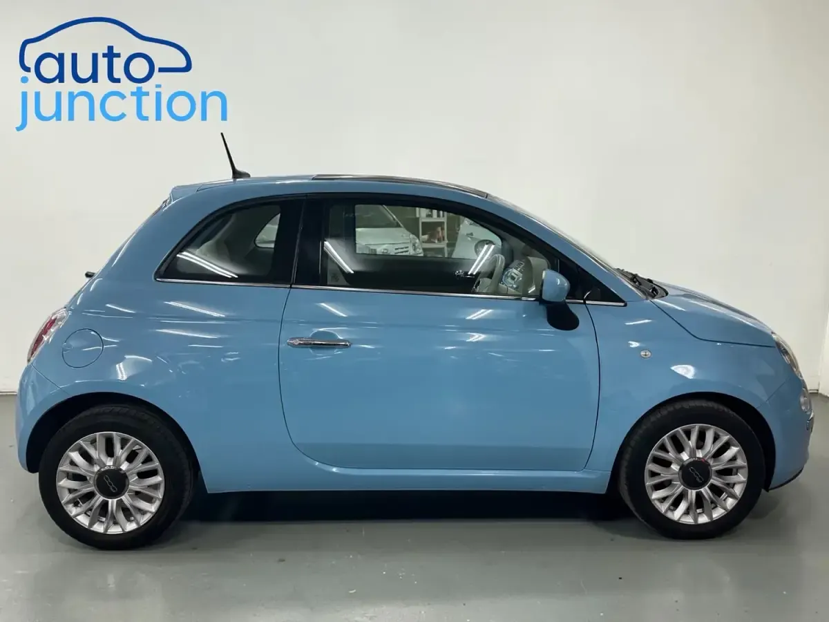 Used Fiat 500 Lounge 69 HP (50 kW) 2014 Blue Hatchback