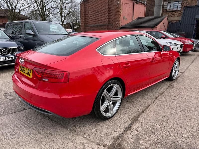 Used Audi A5 Sportback S-Line 177 HP (130 kW) 2012 Red Hatchback