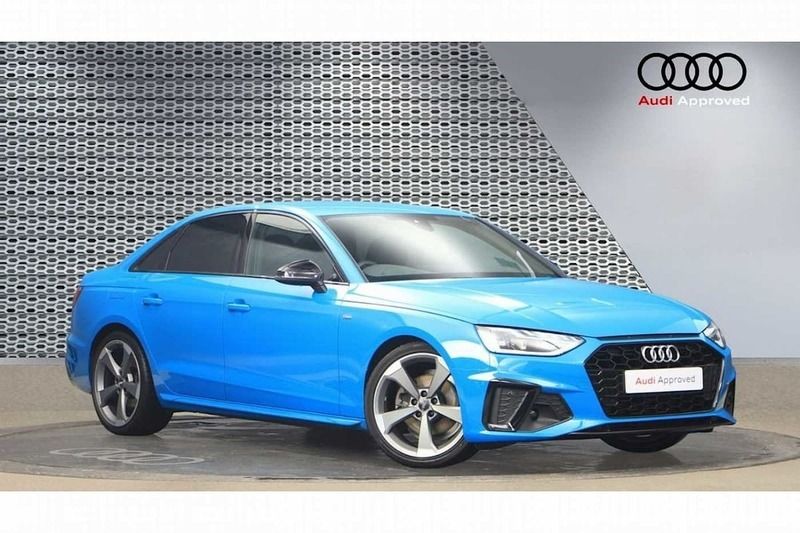 Blue Used 2020 Audi A4 Black Edition Sedan | £21,250 (A bit pricey) - Image 1/4