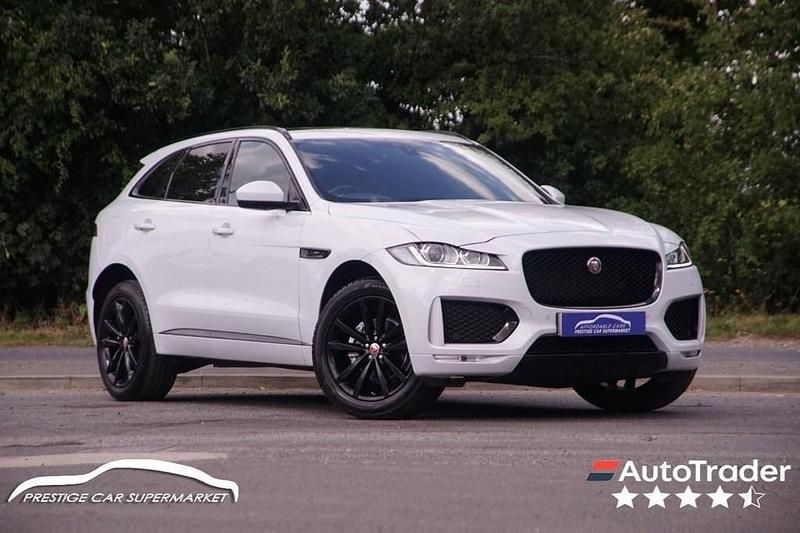 White Used 2020 Jaguar F-Pace Chequered Flag SUV | £23,099 (Good price) - Image 1/4